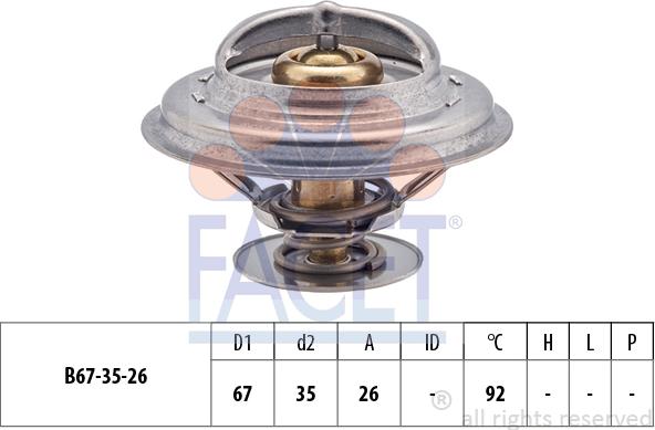 FACET 7.8302S - Termostato, Refrigerante autozon.pro