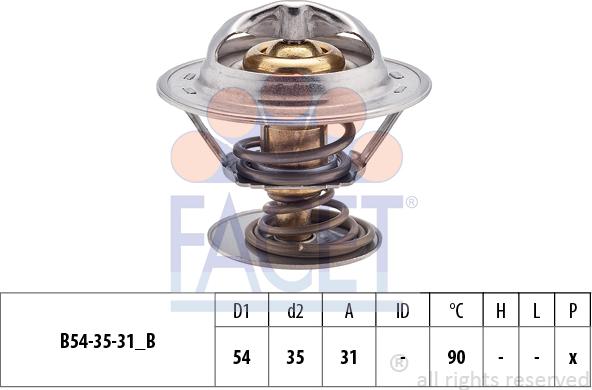 FACET 7.8307S - Termostato, Refrigerante autozon.pro