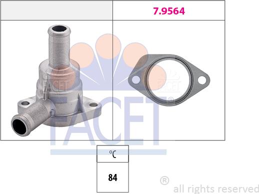 FACET 7.8311 - Termostato, Refrigerante autozon.pro