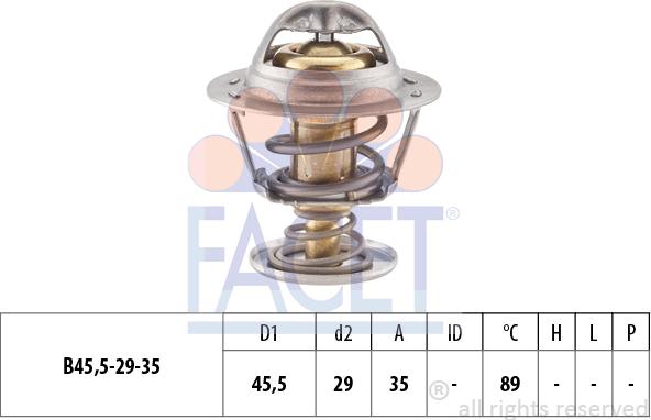 FACET 7.8389S - Termostato, Refrigerante autozon.pro