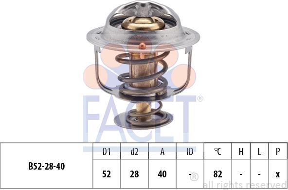 FACET 7.8383S - Termostato, Refrigerante autozon.pro