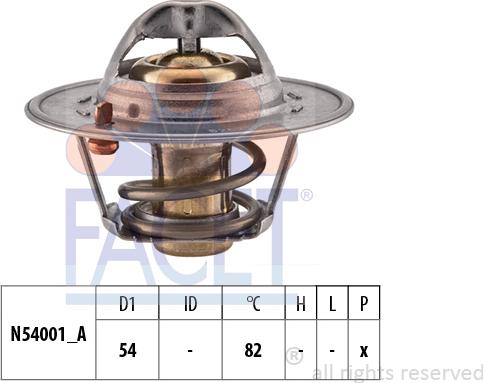 FACET 7.8337S - Termostato, Refrigerante autozon.pro