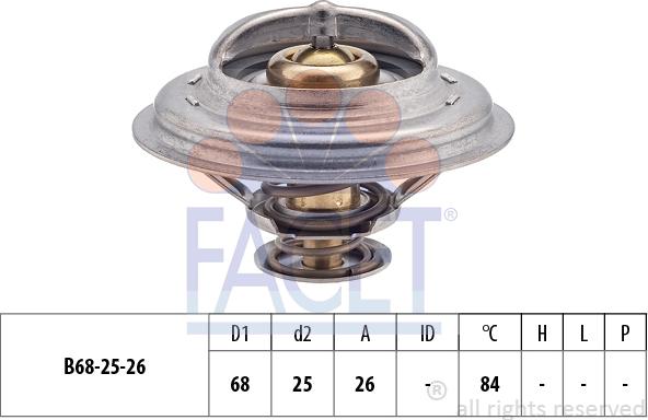 FACET 7.8326S - Termostato, Refrigerante autozon.pro