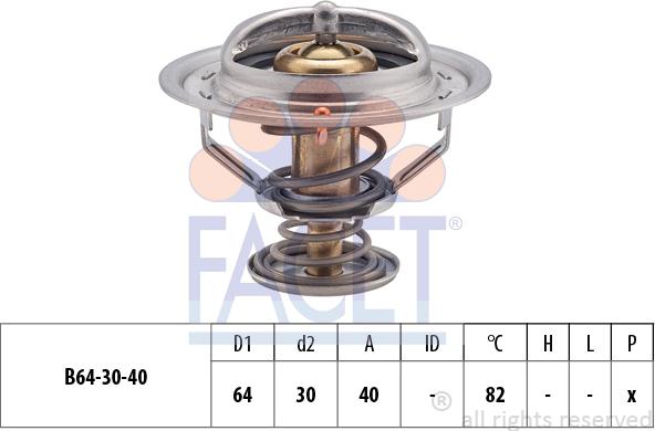 FACET 7.8370S - Termostato, Refrigerante autozon.pro