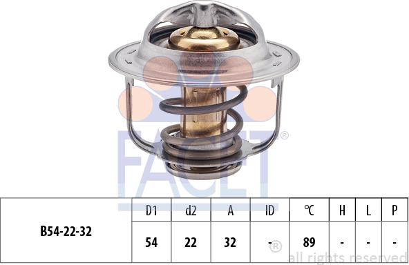 FACET 7.8298S - Termostato, Refrigerante autozon.pro