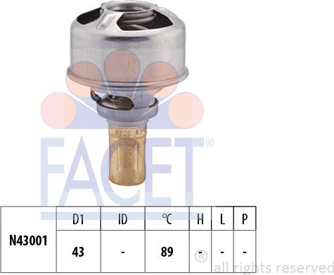 FACET 78.246 - Termostato, Refrigerante autozon.pro