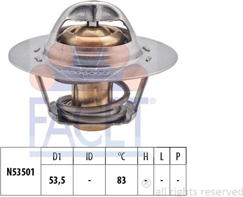 FACET 7.8240S - Termostato, Refrigerante autozon.pro