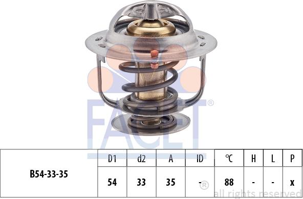 FACET 7.8248S - Termostato, Refrigerante autozon.pro