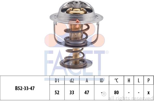 FACET 7.8205S - Termostato, Refrigerante autozon.pro