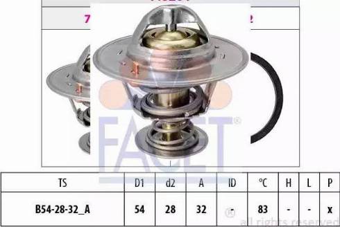 FACET 7.8201S - Termostato, Refrigerante autozon.pro