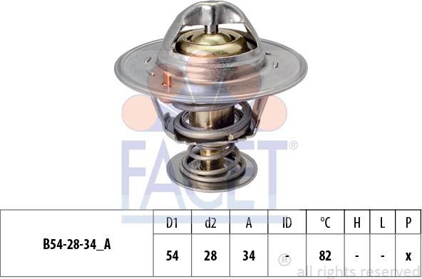 FACET 7.8218S - Termostato, Refrigerante autozon.pro