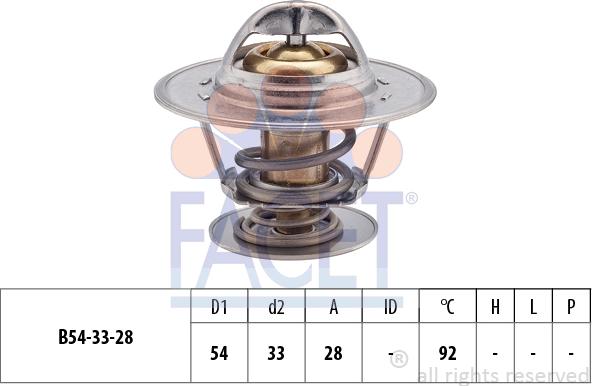 FACET 7.8213S - Termostato, Refrigerante autozon.pro