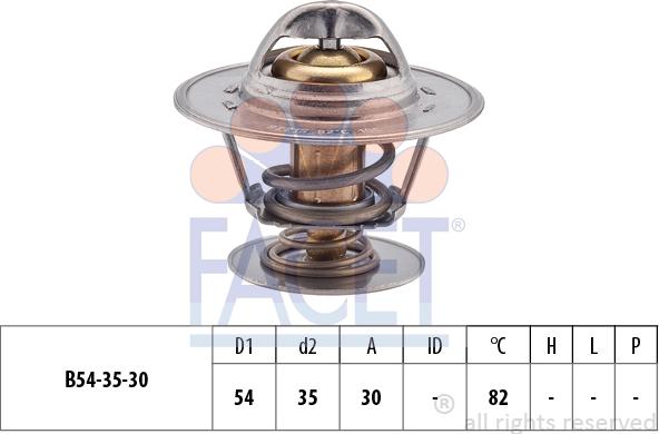 FACET 7.8221S - Termostato, Refrigerante autozon.pro