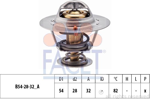 FACET 7.8276S - Termostato, Refrigerante autozon.pro