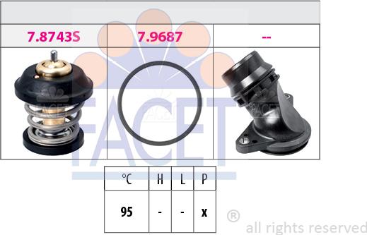 FACET 7.8799K - Termostato, Refrigerante autozon.pro