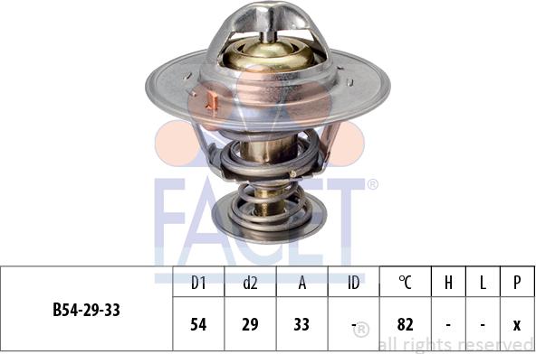 FACET 7.8797S - Termostato, Refrigerante autozon.pro