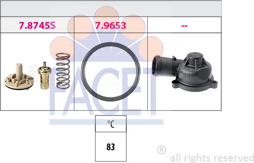 FACET 7.8745K - Termostato, Refrigerante autozon.pro