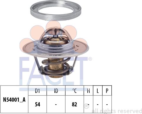 FACET 7.8740S - Termostato, Refrigerante autozon.pro