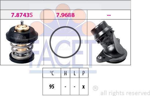 FACET 7.8757K - Termostato, Refrigerante autozon.pro