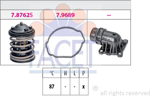 FACET 7.8763K - Termostato, Refrigerante autozon.pro