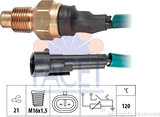 FACET 73.546 - Sensore, Temperatura refrigerante autozon.pro