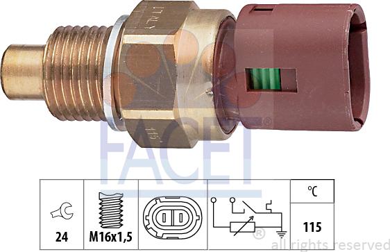 FACET 73.540 - Sensore, Temperatura refrigerante autozon.pro