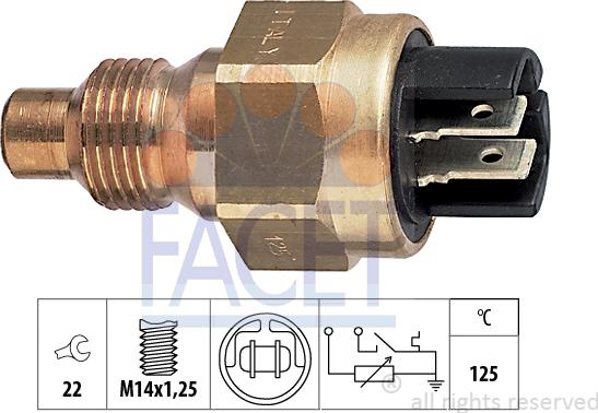 FACET 7.3510 - Sensore, Temperatura refrigerante autozon.pro