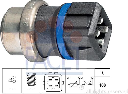 FACET 73.536 - Sensore, Temperatura refrigerante autozon.pro