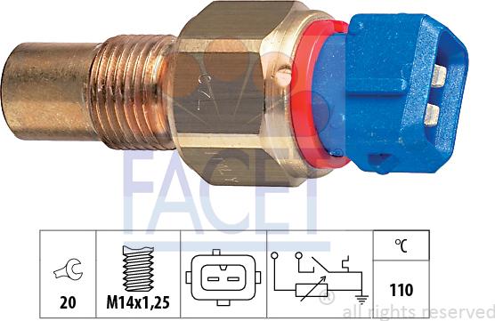 FACET 7.3521 - Sensore, Temperatura refrigerante autozon.pro