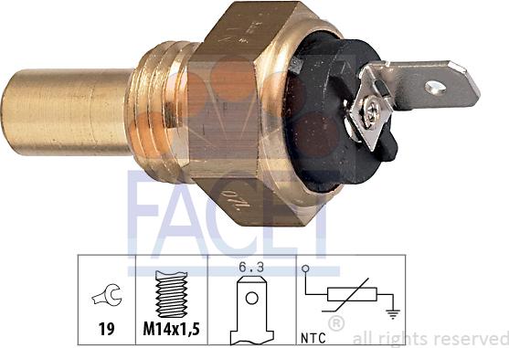 FACET 7.3066 - Sensore, Temperatura refrigerante autozon.pro