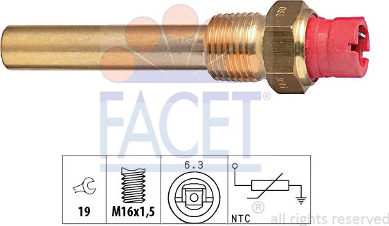 FACET 73.006 - Sensore, Temperatura olio autozon.pro