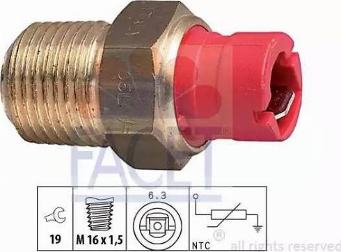 FACET 7.3011 - Sensore, Temperatura refrigerante autozon.pro