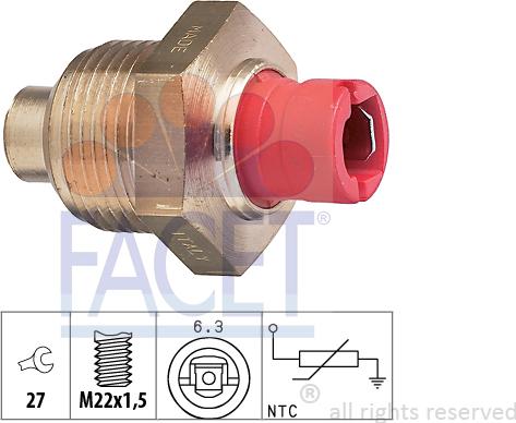 FACET 73.087 - Sensore, Temperatura refrigerante autozon.pro