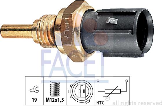 FACET 73.198 - Sensore, Temperatura olio autozon.pro