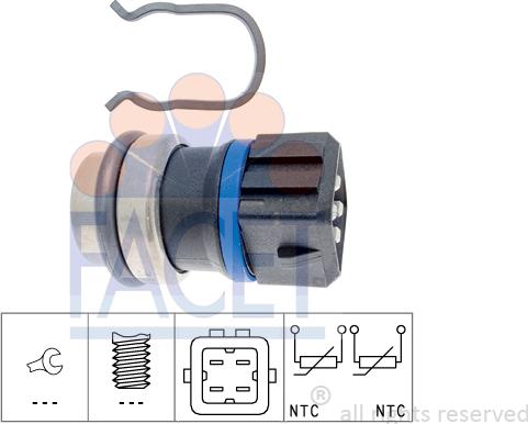 FACET 73.146 - Sensore, Temperatura refrigerante autozon.pro