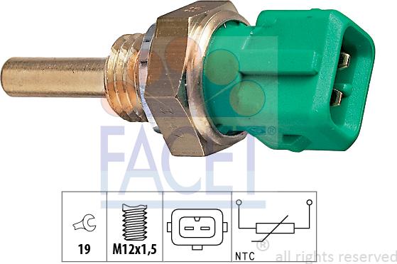 FACET 7.3147 - Sensore, Temperatura refrigerante autozon.pro