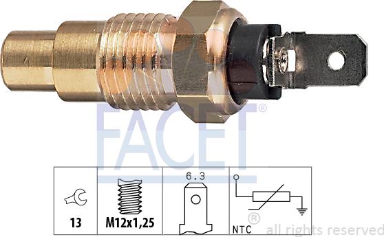 FACET 73.159 - Sensore, Temperatura refrigerante autozon.pro