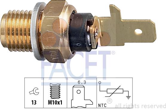 FACET 73.154 - Sensore, Temperatura olio autozon.pro