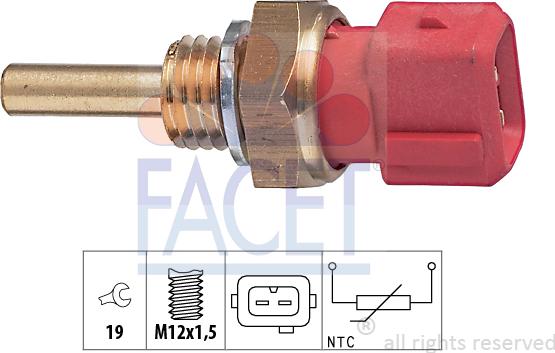 FACET 7.3155 - Sensore, Temperatura refrigerante autozon.pro