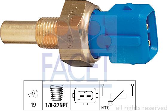 FACET 7.3156 - Sensore, Temperatura refrigerante autozon.pro