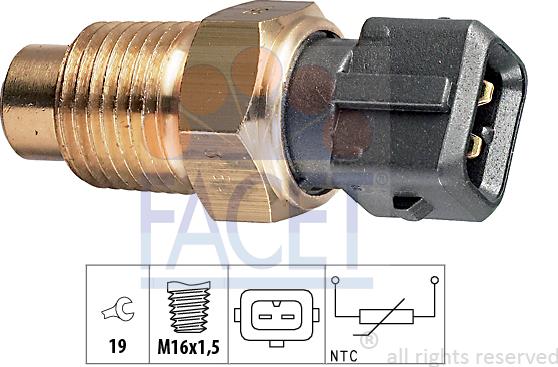 FACET 73.160 - Sensore, Temperatura refrigerante autozon.pro