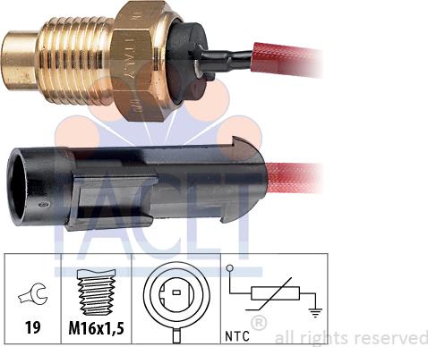 FACET 7.3175 - Sensore, Temperatura refrigerante autozon.pro