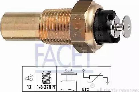 FACET 7.3170 - Sensore, Temperatura refrigerante autozon.pro