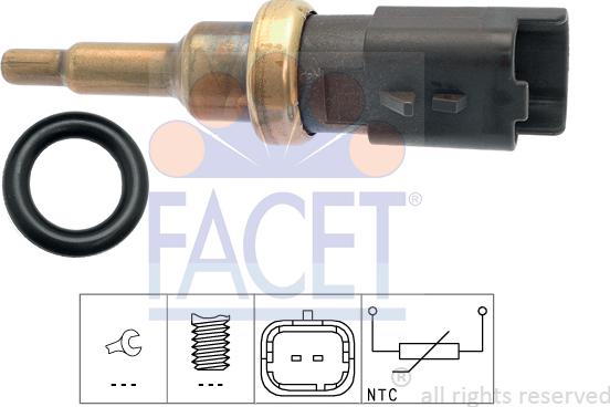 FACET 7.3399 - Sensore, Temperatura refrigerante autozon.pro