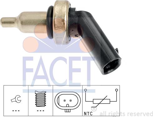 FACET 7.3390 - Sensore, Temperatura refrigerante autozon.pro