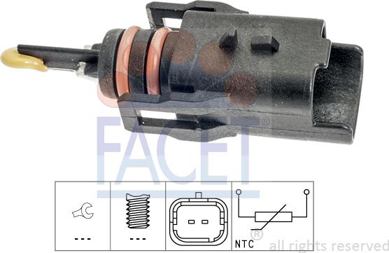 FACET 7.3392 - Sensore, Temperatura carburante autozon.pro