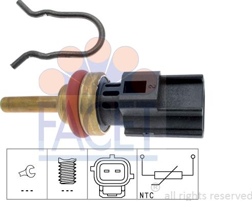 FACET 73.346 - Sensore, Temperatura refrigerante autozon.pro