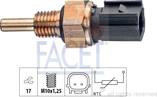 FACET 73.347 - Sensore, Temperatura refrigerante autozon.pro