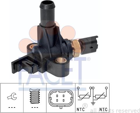 FACET 7.3359 - Sensore, Temperatura refrigerante autozon.pro