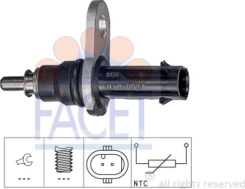 FACET 7.3356 - Sensore, Temperatura olio autozon.pro